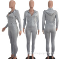 Winter Women Hoodies Sweatsuit Long Sleeve Jogging Wear